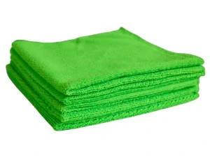 PrestiAgri Mikrovláknová utierka – 40×40 cm – zelená - súprava 5 ks